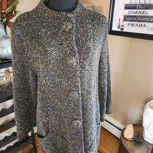 tweed /crochet spring jacket
